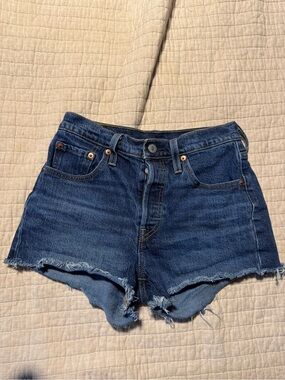 Levi’s Blue Denim Women’s Cutoff Shorts